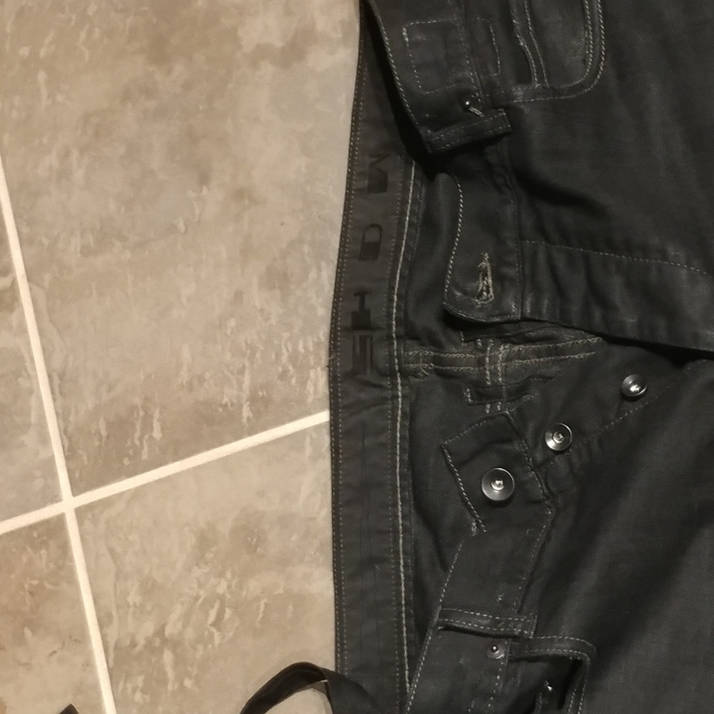 Rick Owens DRKSHDW Men's Black Jeans Sz 32 - Picture 5 of 6